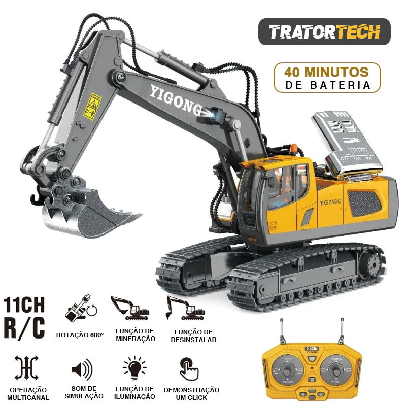 O Brinquedo® - Tratortech™ Conjunto De Tratores De Controle Remoto