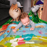 O Brinquedo® - Aquaplaymat™ Tapete Inflável De Água Interativo Para Bebês