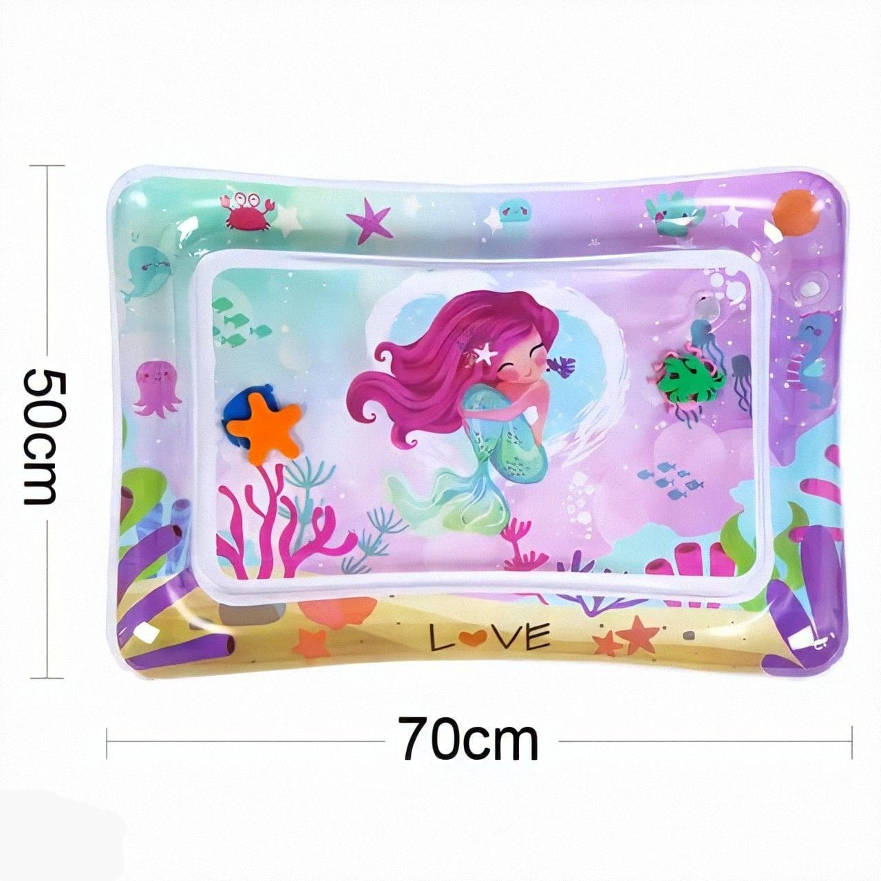 O Brinquedo® - Aquaplaymat™ Tapete Inflável De Água Interativo Para Bebês Aquaplaymat 2