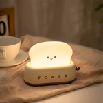 O Brinquedo® - Toast™ Luminária De Torradinha Em Led Para Cabeceira