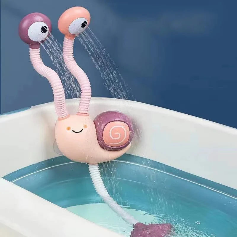 O Brinquedo® AquaSnail™ Chuveirinho de Banho com Jatos de Água