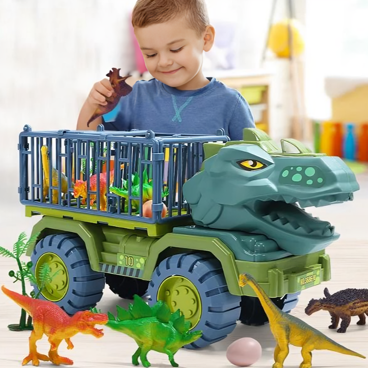O Brinquedo® - Dino Transport™ Caminhão Transportador De Dinossauros
