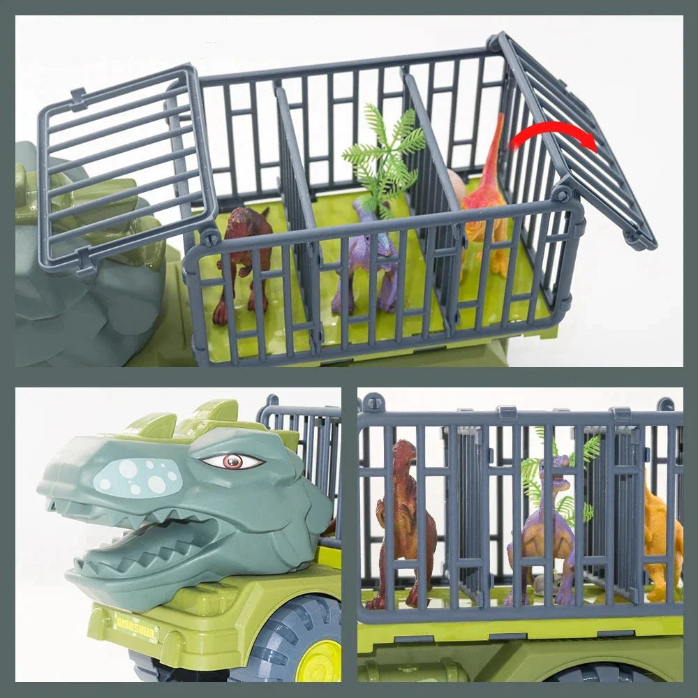 O Brinquedo® - Dino Transport™ - Caminhão Transportador de Dinossauros
