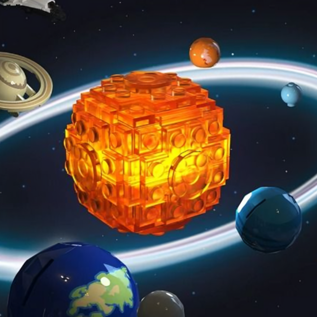 O Brinquedo® - Explorando o Cosmos™ - Conjunto de Blocos de Construção do Sistema Solar