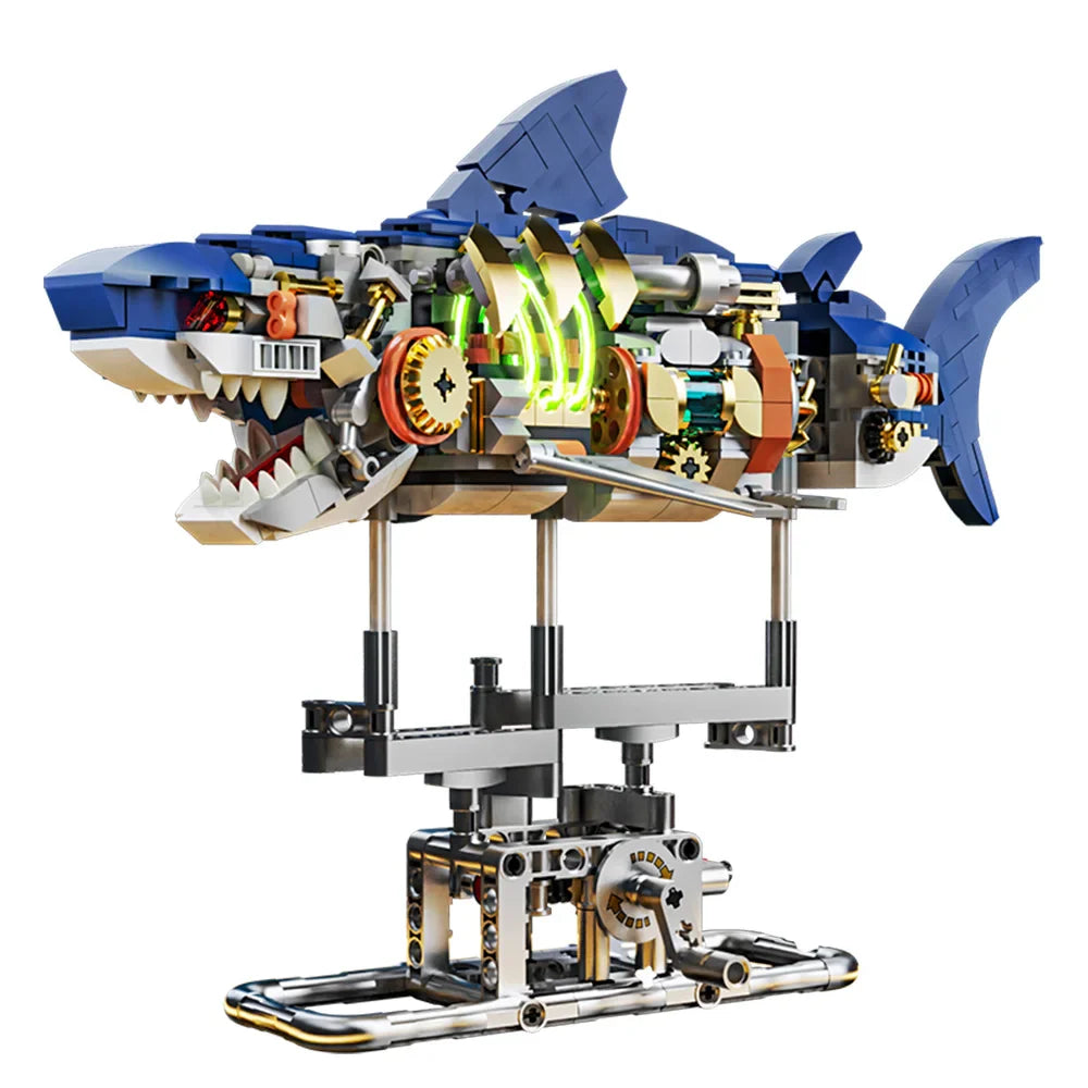 O Brinquedo® - SharkBotic™ - Conjunto de Construção de Tubarão Mecânico