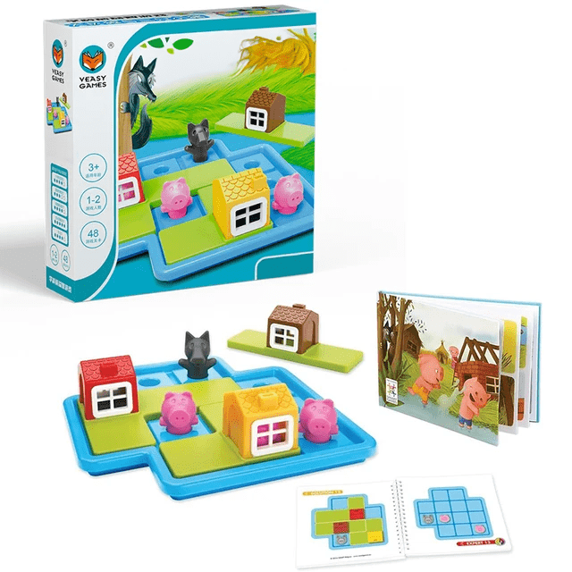 O Brinquedo® - Smartgames Chapeuzinho Vermelho Os 3 Porquinhos