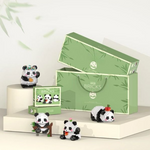O Brinquedo® - PandaCraft - Kit de Blocos de Construção de Pandas