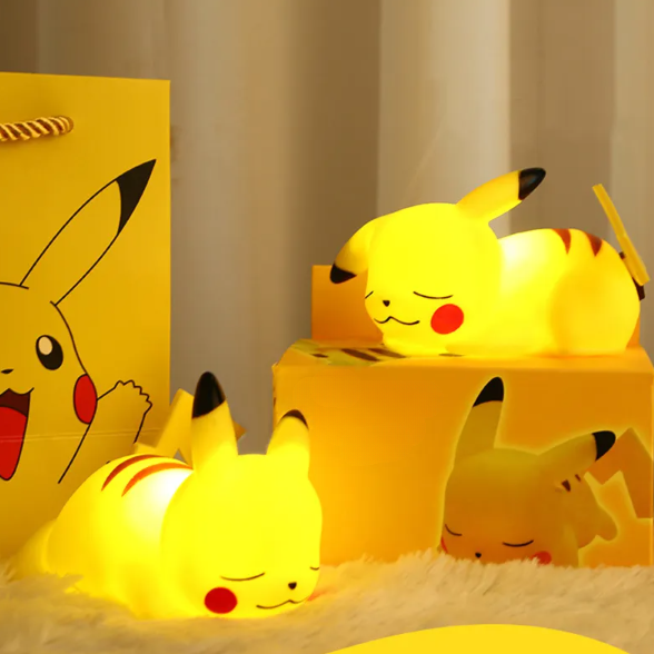 O Brinquedo® - Luminária Pikachu-Light Luz Noturna Suave Para Crianças