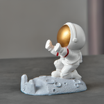 O Brinquedo® - Astroholder™ Suporte Para Celular Com Design De Astronauta Sentado Ouro