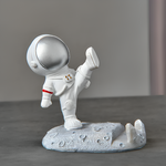 O Brinquedo® - Astroholder™ Suporte Para Celular Com Design De Astronauta Em Pé Prata