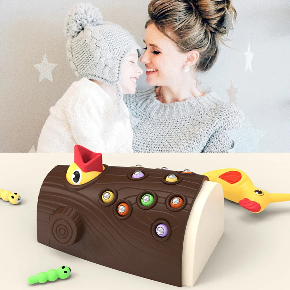 O Brinquedo® - Catch - A - Worm Magnético Brinquedo De Alimentação