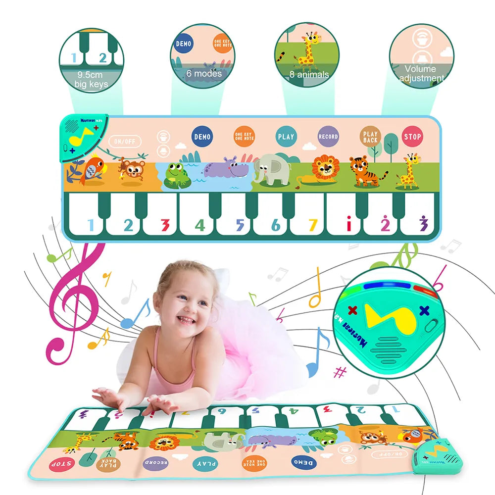 O Brinquedo® - Piano De Chão Para Crianças