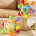 O Brinquedo® - Chocalho E Mordedor Interativo 3 Em 1 Para Bebê