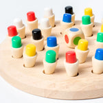 O Brinquedo® - Colormind Memory Tabuleiro De Jogo Da Memória Em Madeira